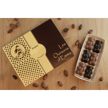 Les oursons d'Emma chocolat noir et lait