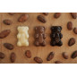 Les oursons d'Emma chocolat noir, blanc et lait