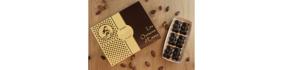 Les oursons d'Emma au chocolat noir