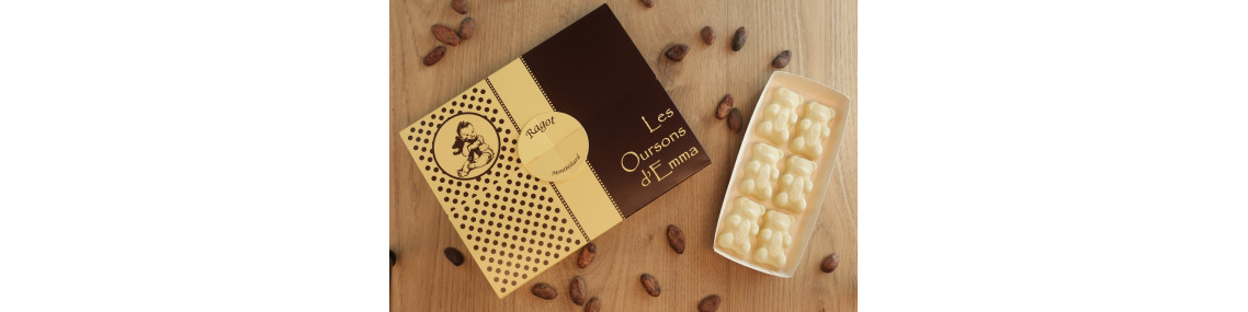 Les oursons d'Emma au chocolat blanc