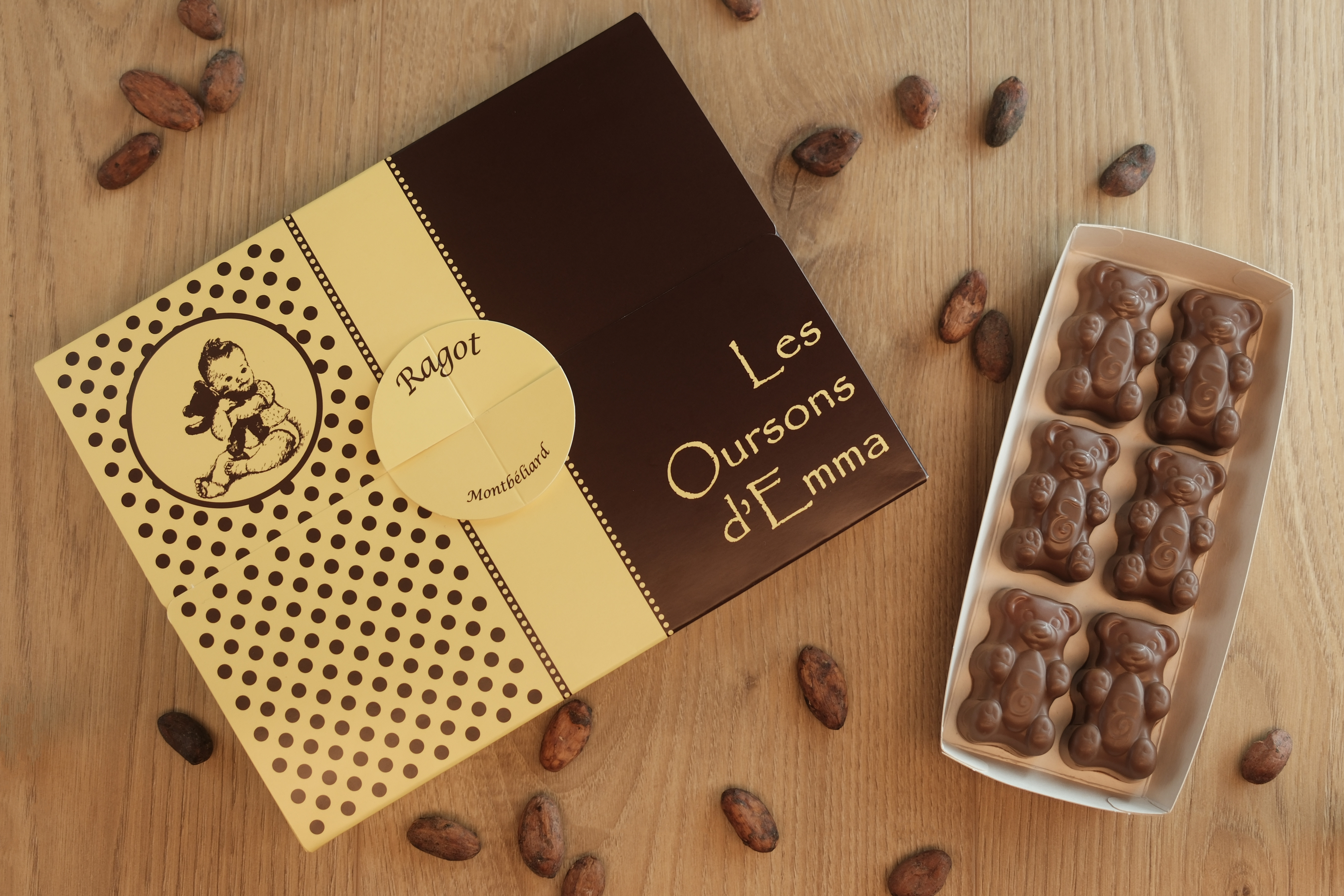 Les oursons d'Emma au chocolat au lait