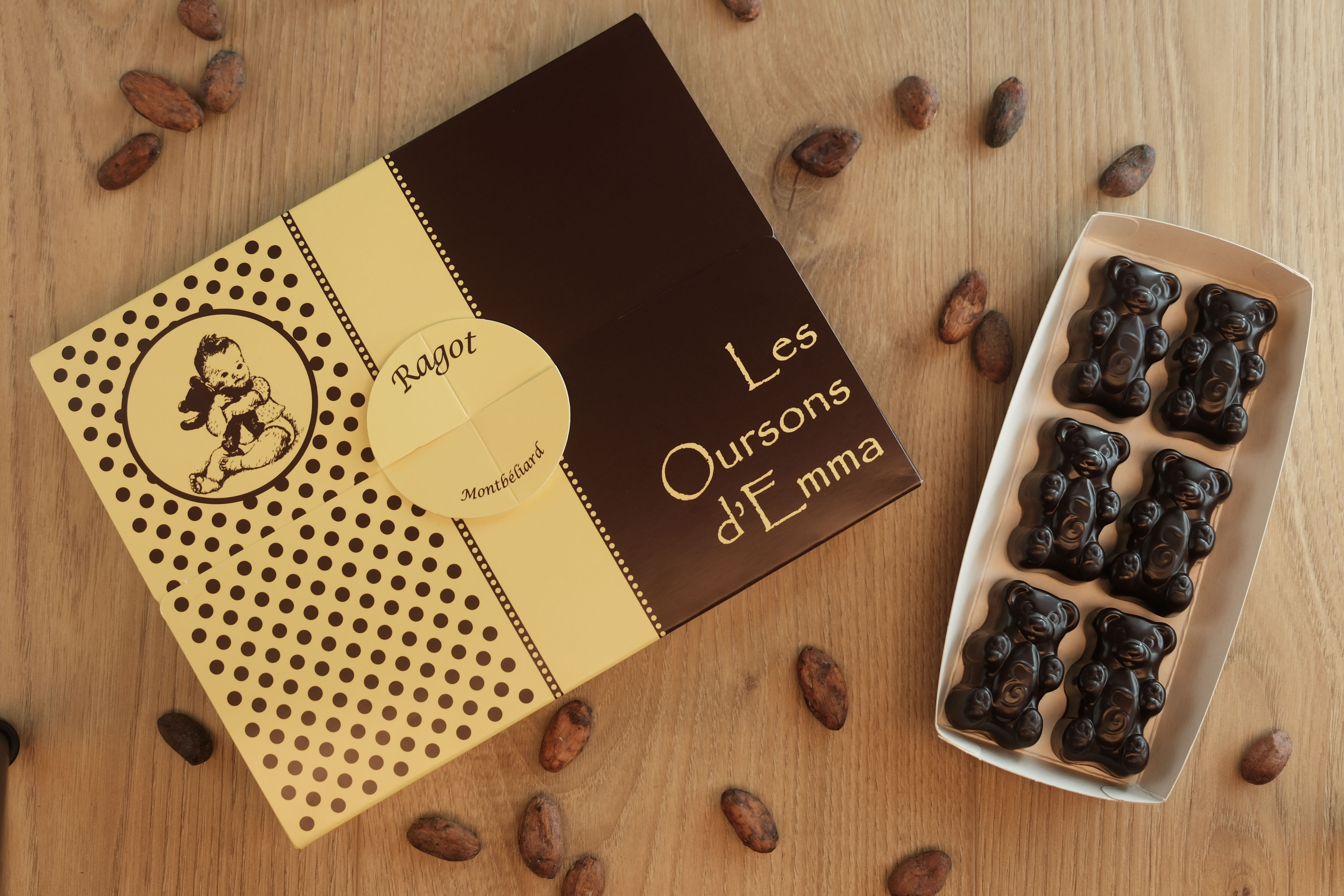 Les oursons d'Emma au chocolat noir